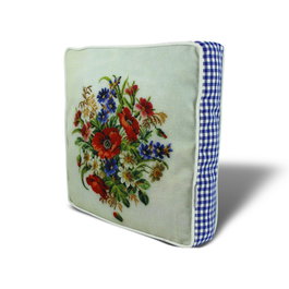 Aberto Design Cojín Lujoso YM1071, 50% Algodón/50% Poliéster, 42x42 cm, Suave y Cómodo para Decoración del Hogar